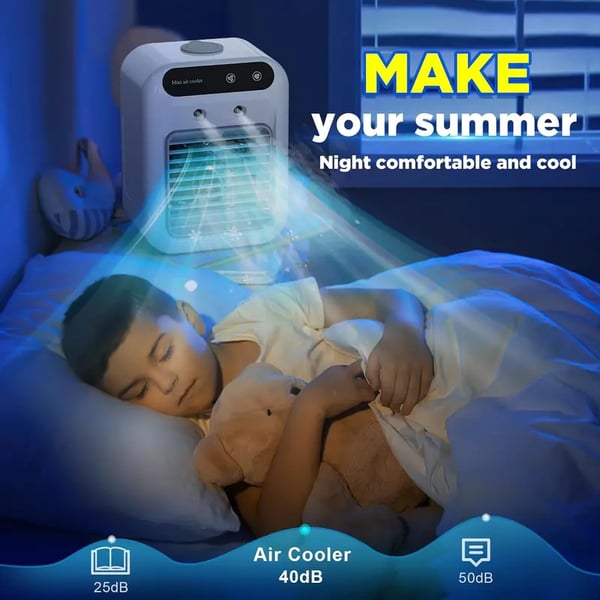 Summer Sale 50% Off🎁 Portable Air Conditioners, 3-In-1 Cooling Fan with 2-Speed Mist Fan