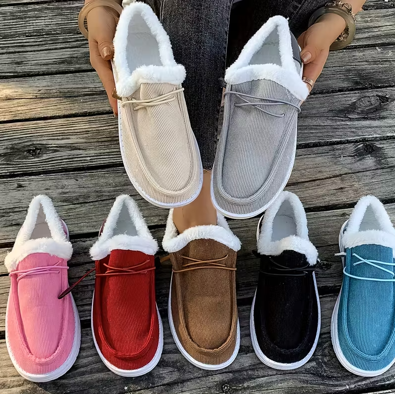 Fall Comfort Sale 50% Off❤️ CozyStep™ Women’s Orthopedic Fur-Lined Slip-On Shoes