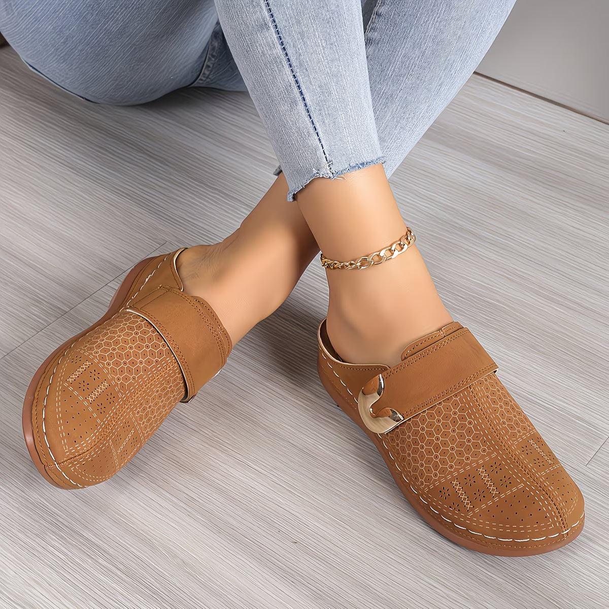 Summer Promotion 50% OFF❤️ Women's Round Toe Orthopedic Platform Sandals Summer