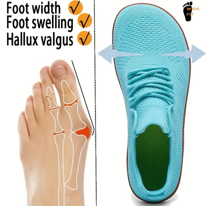 Last Day 50% Off❤️ WideOrthoFit™ Barefoot Slip-on Shoes, Orthopedic Walking Shoes for Men & Women