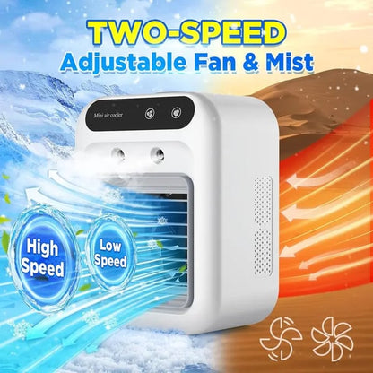 Summer Sale 50% Off🎁 Portable Air Conditioners, 3-In-1 Cooling Fan with 2-Speed Mist Fan