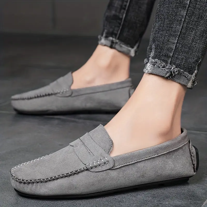 Spring & Summer Promotion 49% Off🔥 Men's Fashion Comfort Slip-on Loafers Shoes, Wear-resistant Non-Slip Smart Casual Walking Shoes