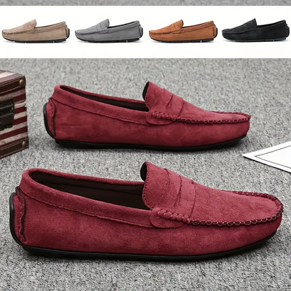 Spring & Summer Promotion 49% Off🔥 Men's Fashion Comfort Slip-on Loafers Shoes, Wear-resistant Non-Slip Smart Casual Walking Shoes
