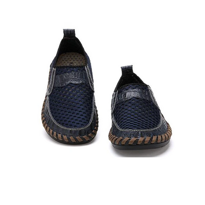 Early Summer Sale 49%🔥 Mens' Summer Slip-on Shoes, Breathable Mesh Leather Loafers