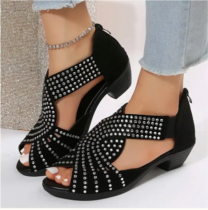 🔥Last Day Promotion 70% OFF🔥 Orthopedic Low Heel Cut-Out Sandals
