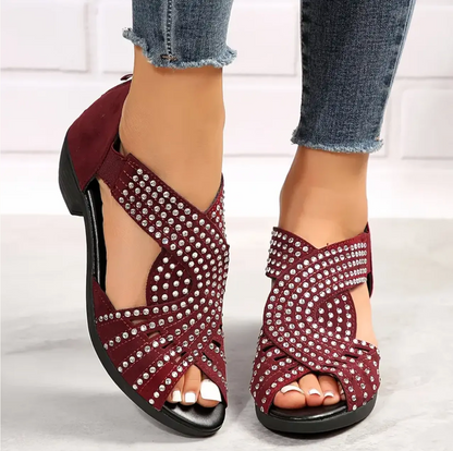 🔥Last Day Promotion 70% OFF🔥 Orthopedic Low Heel Cut-Out Sandals