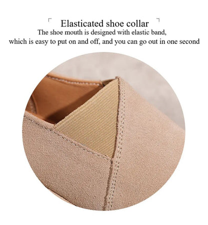 Spring & Summer 50% Off💝 Women’s Orthopedic Flats Platform Walking Shoes, Comfort Leather Loafers