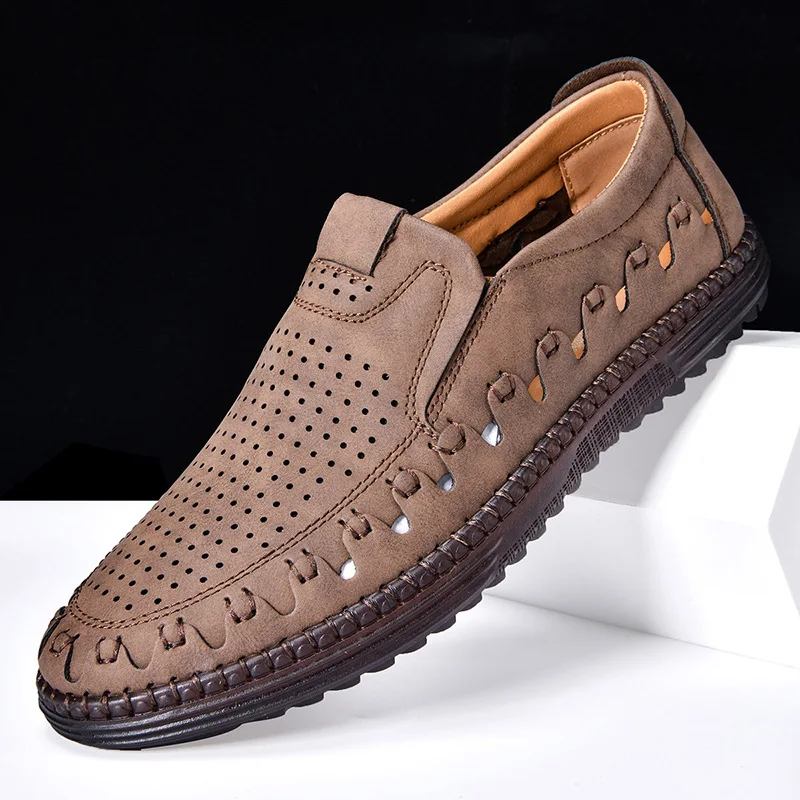 Summer Sale 49% Off🔥 Mens Leather Orthopedic Casual Slip-on Business Shoes
