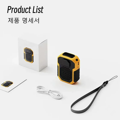Summer Sale 50% Off🔥 2025 Smart AI Long-lasting Battery Powerful Portable Waist Clip Fan, Wearable Hanging Neck Fan