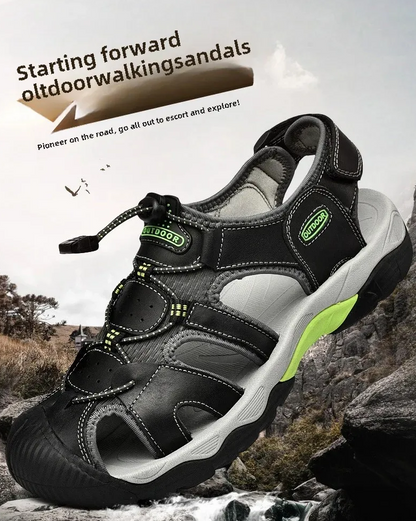 Early Summer Sale 50% Off💝 Plus Size Summer Casual Outdoor Orthopedic Slip-on Shoes, Summer Hiking Sandals