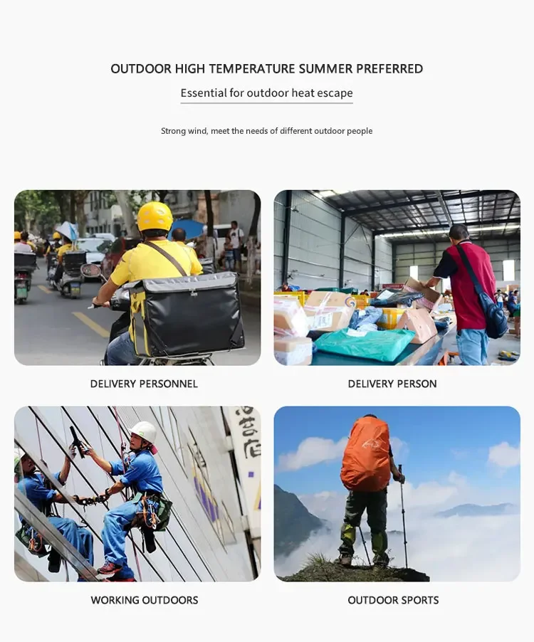 Summer Sale 50% Off🔥 2025 Smart AI Long-lasting Battery Powerful Portable Waist Clip Fan, Wearable Hanging Neck Fan