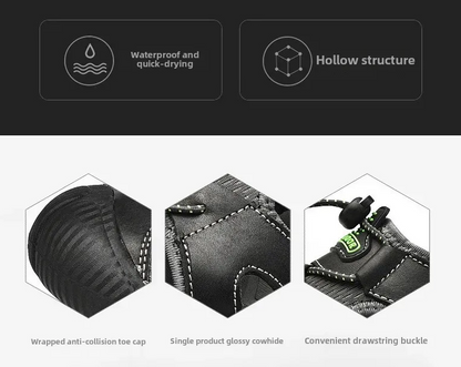 Early Summer Sale 50% Off💝 Plus Size Summer Casual Outdoor Orthopedic Slip-on Shoes, Summer Hiking Sandals