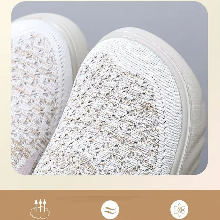 🌸 Pre-Spring Sale 45% Off ❤️ Women's Breathable Knit Loafers, Comfort Walking Slip-on Shoes