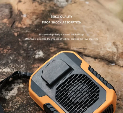 Summer Sale 50% Off🔥 2025 Smart AI Long-lasting Battery Powerful Portable Waist Clip Fan, Wearable Hanging Neck Fan
