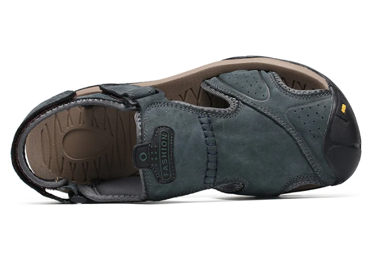 On This Week Sale off 50%🔥 Men's Outdoor Leather Orthopedic Summer Sandals