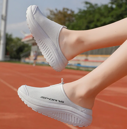 Summer Promotion 50% Off❤️ Breathable Mule Sneakers for Women – Lightweight Comfort with Arch Support