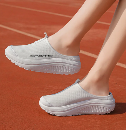 Summer Promotion 50% Off❤️ Breathable Mule Sneakers for Women – Lightweight Comfort with Arch Support