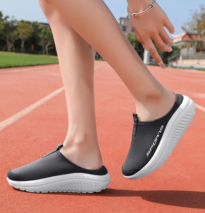 Summer Promotion 50% Off❤️ Breathable Mule Sneakers for Women – Lightweight Comfort with Arch Support