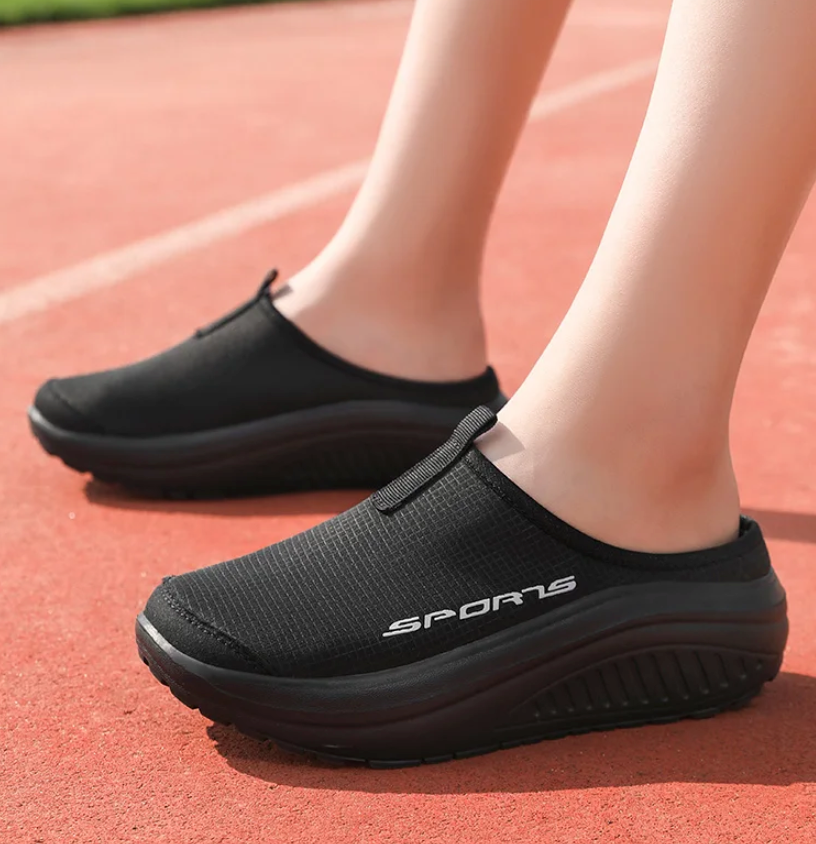 Summer Promotion 50% Off❤️ Breathable Mule Sneakers for Women – Lightweight Comfort with Arch Support