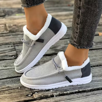 Fall Comfort Sale 50% Off❤️ CozyStep™ Women’s Orthopedic Fur-Lined Slip-On Shoes