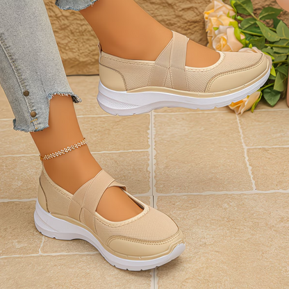 Spring SALE -50% OFF❤️ ComfortEase™ Orthopedic Slip-On Walking Shoes for Women - Breathable, Cushioned & Easy Fit