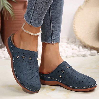 Summer Sale 50% Off❤️ Women’s Cloud Comfort Orthopedic Mule Slippers