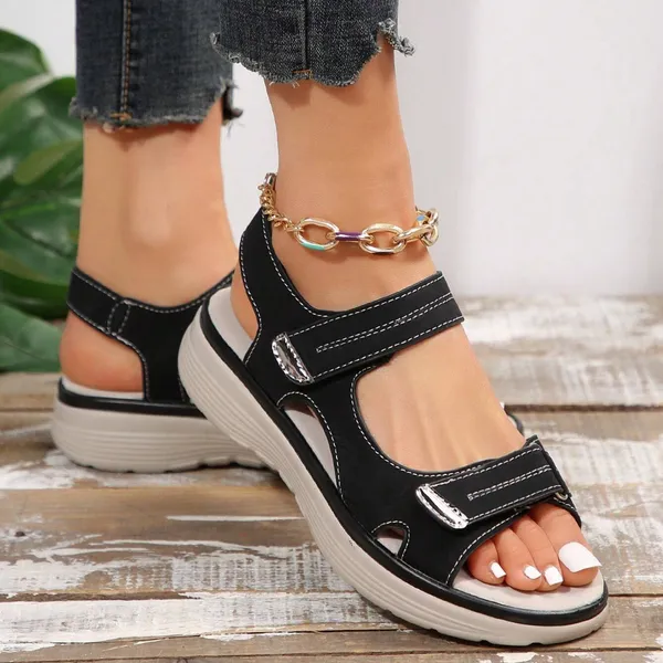 🕊Spring Special 49% Off❤️ Women's Ultra-Comfy Wide Adjustable Platform Sandals